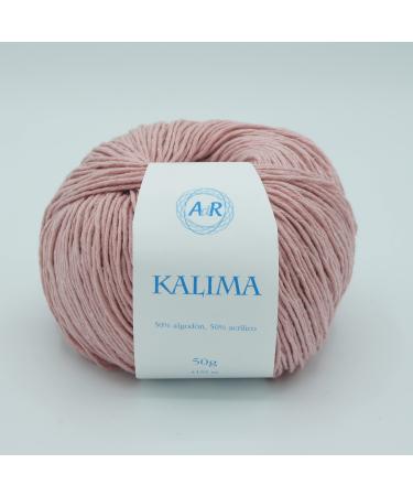 Kalima is a cotton blend of AdR 50 grams and 155 meters. Color Pink Makeup 25