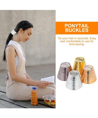 4Pcs Ponytail Hair Rings - Stylish Cuff Covers for Women & Girls | International Shipping Available - Buy Online on GoSupps.com