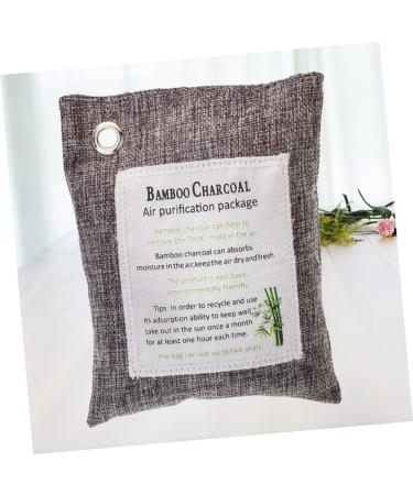 ULTECHNOVO Bamboo Charcoal Bags - 2 Pcs Air Deodorizer Gray | Eco-Friendly Odor Eliminator for Home & Travel - Buy Online on GoSupps.com