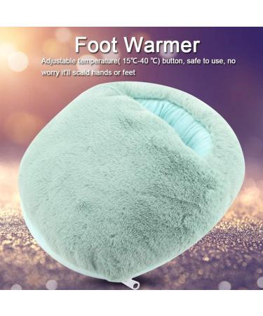 USB Heated Foot Warmer Pillow - 50 -60 Cozy Foot Bag for Winter | Perfect Cold Weather & Office Gift | Light Blue Foot Massage - Buy Online on GoSupps.com