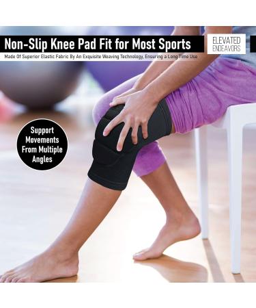 Buy Premium Foam Padded Knee Brace for Sports | Gym Yoga Basketball Volleyball - Comfortable Compression Support - Buy Online on GoSupps.com