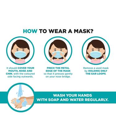 100PCS Kids Black Disposable Face Masks | Breathable Children's Safety Masks for Protection Against Air Pollution and Dust - Buy Online on GoSupps.com