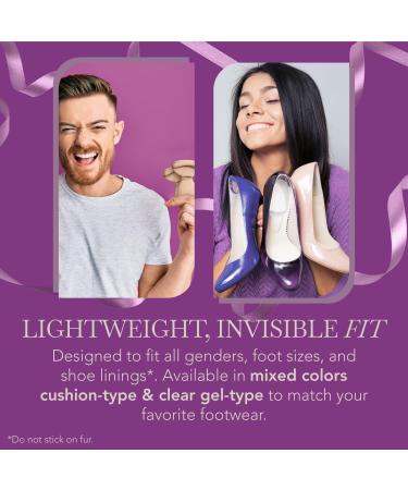 Comfortable Heel Cushion Insoles for Heel Spurs - Gel Inserts for Large Shoes Women s High Heels & Pumps (4 Pairs) - Buy Online on GoSupps.com