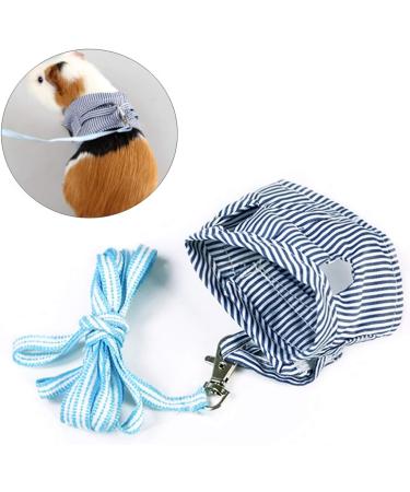 Small Animal Harness Leash Ferret Harness Outdoor Walking Vest Harness for Chinchilla Rat Squirrel Hedgehog Ferret Outdoor Walking Clothes (Blue S) - Buy Online on GoSupps.com
