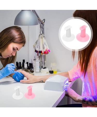 Zhuidream plastic finger stand support rest nail art design pad For DIY Craft Nail Art UV Gel Polish Pedicure Manicure Tool for nail art design painting salon finger rest pad Stable Position (C) - Buy Online on GoSupps.com