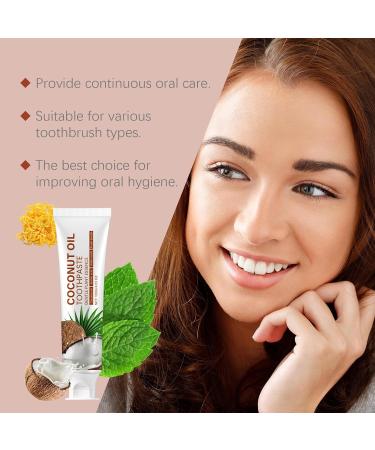 Coconut Oil Shine Toothpaste Fresh Breath & Gum-Enamel Care Stain Reduction Daily Family Oral Hygiene Product(1PCS) 1 Fl Oz (Pack of 1) - Buy Online on GoSupps.com
