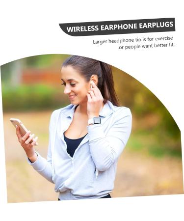 SUPVOX 8pcs Silicone Earbud Tips - Replacement Headphone Covers for Comfortable Listening | International Shipping Available - Buy Online on GoSupps.com