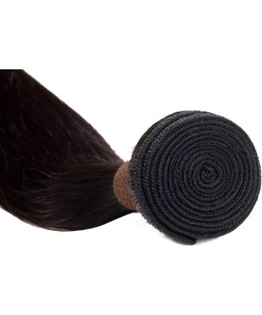 FAB 100% Brazilian Human Hair Weft Virgin Weave Unprocessed Natural Colours 100g (12inch Body 1B) 12inch Body 1B - Buy Online on GoSupps.com