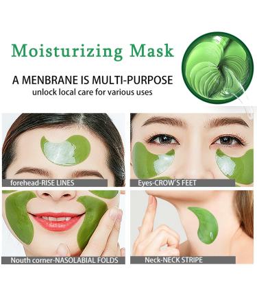 60 PCS Aloe Vera Eye Masks - Gel Collagen Under Eye Patches for Puffy Eyes Dark Circles & Anti-Aging Treatment - Buy Online on GoSupps.com
