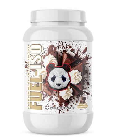 Panda Supps - Panda Fuel ISO Premium 100% Whey Protein Isolate for Men and Women with 25g Protein and 0 Sugar (Chocolate Brownie Whip) (25 Servings)