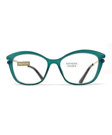 New model reading glasses presbyopia eyestrain 5-color design. VENICE Premium Pearl (Green 2.50) Green +2.50 - Buy Online on GoSupps.com