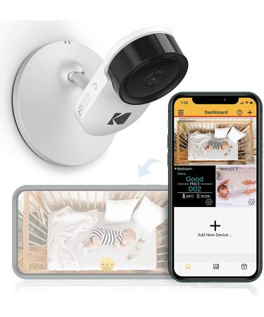 Kodak Cherish C525 Video Baby Monitor - Tilt / Pan / Zoom Baby Camera 5-Inch HD Baby Monitor One-Touch Audio Monitor Mobile and Wi-Fi App HD Baby Camera