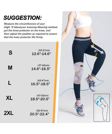 KUBAO Compression Knee Brace for Meniscus Tear Arthritis Pain Relief - XX-Large - Buy Online on GoSupps.com