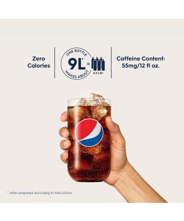 SodaStream Flavours Pepsi Max Cherry Sparkling Drink Mix Soda & Fizzy Drink Maker Concentrate Diet Pepsi with Maximum Taste & No Sugar Official Pepsi Cola x SodaStream Syrup - 6 x 440ml Multi Pack - Buy Online on GoSupps.com
