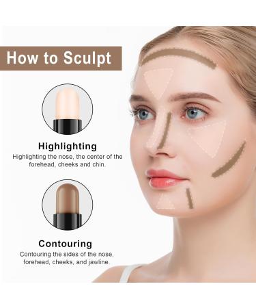 FV Contouring Stick and highlighter long hold waterproof creamy texture easy to fade for light and medium complexions 02 lightmedium - Buy Online on GoSupps.com