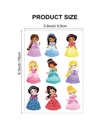 Konsait 180pcs Glitter Tattoos for Kids - Fairy, Princess, Butterfly & Animal Designs | Temporary Tattoo Stickers for Girls Birthday Party Favors - Buy Online on GoSupps.com