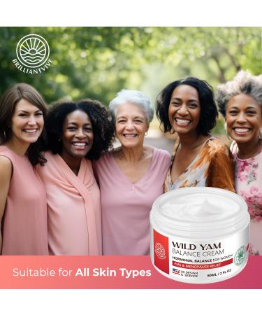 Organic Wild Yam Cream for Hormone Balance | Menopause Relief for Women | Hot Flashes & Night Sweats | 4OZ - Recommended by Barbara O'Neill - Buy Online on GoSupps.com