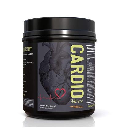 Cardio Miracle (TM - The Complete Nitric Oxide Solution - Nutritional Heart Healthy L-Arginine and Organic Beetroot Drink Mix 60 Servings