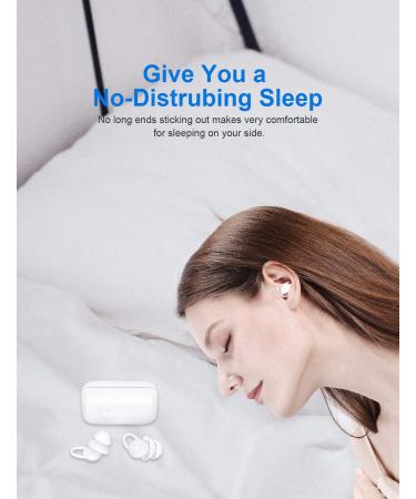 Bluedio NE Soft Silicone Sleep Earplugs -40dB for Sleeping, Concerts, Festivals | Noise Reduction Ear Plugs for Comfortable Fit - Buy Online on GoSupps.com