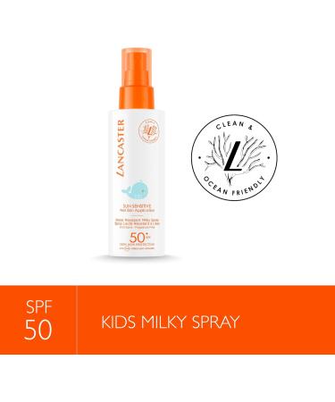 Lancaster Sun Sensitive Milky Spray For Kids SPF50 150ml | Children's Sunscreen For Body | Broad Spectrum Sun Protection - Buy Online on GoSupps.com