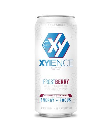 XYIENCE Energy Drink Frost Berry Blast 16oz (Pack of 12) - Sugar Free, Zero Calories, Natural Flavors, Vitamin Fortified - Buy Online on GoSupps.com