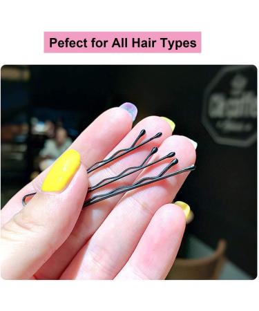 50Pcs Metal Hairpins & Bobby Pins - Ideal Hair Accessories for All Hair Types - Straight Black - Buy Online on GoSupps.com