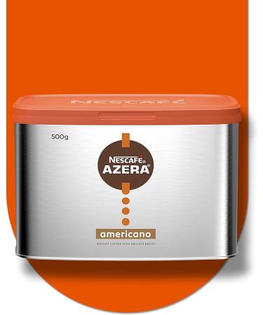 Nescafe Azera Americano Instant Coffee 140g (Pack of 6) & Azera Americano Instant Coffee Tin 500G - Buy Online on GoSupps.com