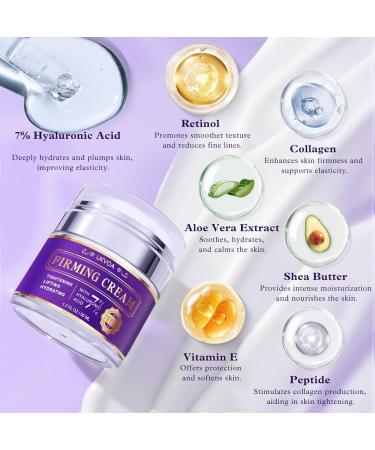 Retinol Neck & Face Wrinkle Cream for Women, Neck Cream for Tightening and Firming, Anti Aging Skin Care with Collagen & Hyaluronic Acid, Instant Face Lift Cream 1.7 Fl Oz 1.7 Fl Oz (Pack of 1) - Buy Online on GoSupps.com