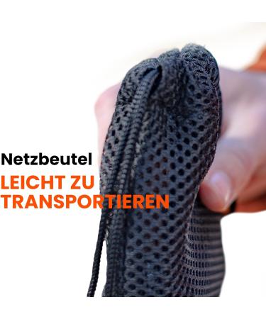 FIRSTPAW Adjustable Dog Tow Lines 5m-20m - Robust Leash with Grip Padding for Small to Large Dogs - Training Lines with Mesh Bag - Buy Online on GoSupps.com