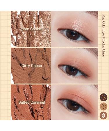 ETUDE Play Color Eyes Cookie Chips | 9 Shade Eyeshadow Palette - Daily Brown & Glitter Colors | Easy Blendable K-beauty Palette - Buy Online on GoSupps.com