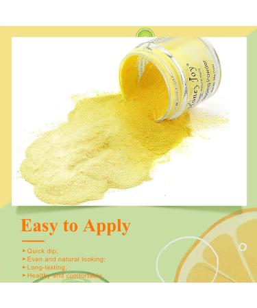28g White & Yellow Color Change Dip Powder Nails (W-No.18) | Long-lasting, No UV Light Needed - Buy Online on GoSupps.com