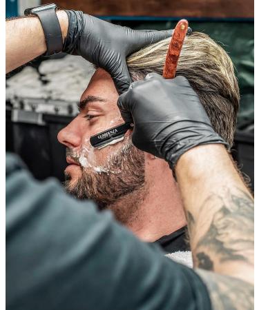 Guardenza Open Razor Set - Premium Barber Knife with 30 Blades & Lid for Smooth Shaving - Ship Worldwide - Buy Online on GoSupps.com