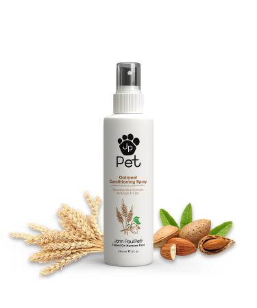 Oatmeal Conditioning Spray - Grooming for Dogs and Cats, Soothe Sensitive Skin Formula with Aloe for Itchy Dryness for Pets, pH Balanced, Cruelty Free, Paraben Free, Made in USA, Non-Aerosol