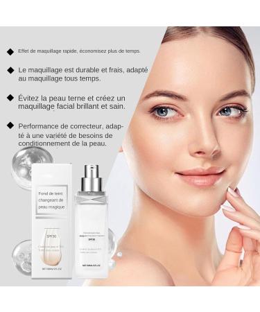  G n rique Adaptable White Foundation Automatic Complexion Corrector Makeup SPF 30 Moisturizing Cream Natural Coverage Even Light Finish for Women - Buy Online on GoSupps.com