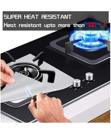 Stove Burner Cover Double Thick Reusable Non Stick Heat Resistants Stove Protector Cuttable Stove Burner For Kitchen Canisters Bathroom (Silver One Size) Silver One Size - Buy Online on GoSupps.com