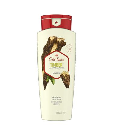 Old Spice Timber Body Wash  Sandalwood  16 Oz  Packaging May Vary Timber 16 Fl Oz (Pack of 1) - Buy Online on GoSupps.com