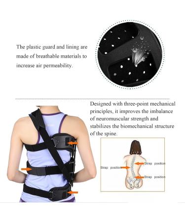 FoRes Thoracolumbar Fixation Bracket | Adjustable Scoliosis Orthosis | Breathable Mesh for Spinal Balance | Three-Point Mechanics Design - Buy Online on GoSupps.com
