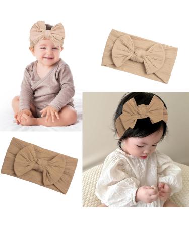 3 Piece Baby Girl Nylon Headbands | Comfortable Elastic Hair Bands for Children - Buy Online on GoSupps.com