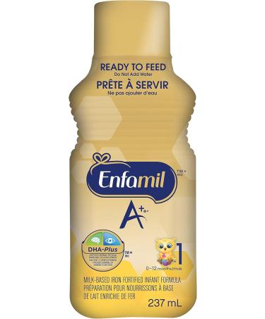 Enfamil A+ Infant Formula Ready to Feed Bottles 237mL 18 pack - Buy Online on GoSupps.com