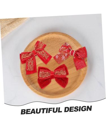 minkissy 3 Pairs Bow Hairpin Clip for Hair Asian Hair Pins Hanfu Hair Clip Traditional Chinese Hair Clips Hair Bow for Girl Christmas Bow Cute Hair Clip Baby Girl Flash Pair Clip Fabric - Buy Online on GoSupps.com