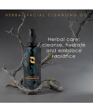 Buy Redmint Face Herbal Cleansing Oil - Deep Hydration & Makeup Remover | Nourishing TCM Oil Cleanser for Radiant Skin - 100ml - Buy Online on GoSupps.com
