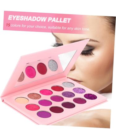 FRCOLOR 15 Glitter Eye Shadow Makeup Palette Cosmetic Eyes Miss Powder 1 count (Pack of 1) Purple - Buy Online on GoSupps.com