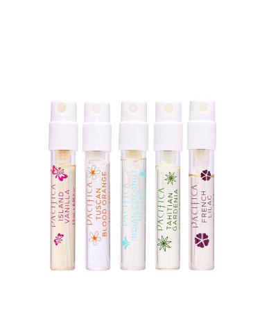Pacifica Beauty Wanderlust Spray Perfume Trial Set Island Vanilla 5 Scents Fragrance Sampler Gift Set Natural & Essential Oils Clean Vegan & Cruelty Free Vanilla French Lilac Tahitian Gardenia Indian Coconut Nectar Tuscan Blood Orange 0.05 Fl Oz (Pack of  - Buy Online on GoSupps.com