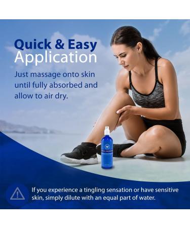 Certified Zechstein Magnesium Oil for Fast Absorption - 14 fl oz Glass Bottle - Buy Online on GoSupps.com