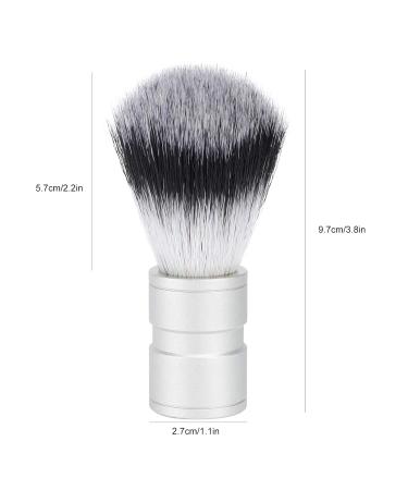 Reiner Dachshaar Razi Men's Beard Brush | Premium Aluminum Handle Facial Cleaning & Foaming Razor Brush | Perfect Hairdressing Tools & Gifts for Home & Travel - Buy Online on GoSupps.com
