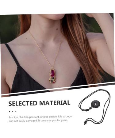 Minkissy 5-St Necklace with Safety Buckle - Harmony Men's and Women's Jewelry Chinese Style Crystal Pendant for Festivals - Buy Online on GoSupps.com