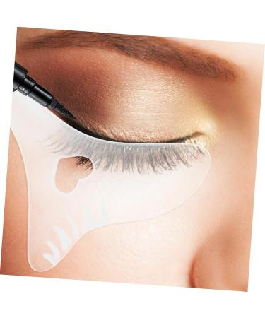 Didiseaon Eyeliner Stamp Silicone Molds Eyelash Spoolies Eyeshadow Applicators Eyeliner Pencil Stamps Eyelash Stencils for Eyes Eyeliner Stencils Reusable Lip Line Protection Silica Gel - Buy Online on GoSupps.com