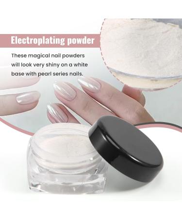 7 pots Effet miroir poudre de perle Chrome Ongles Ongles en poudre Pigment Manucure - Buy Online on GoSupps.com