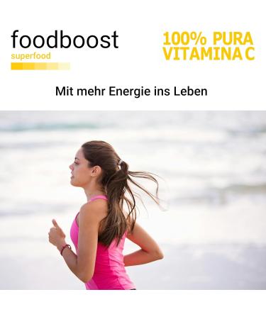  foodboost 100% Pure Vitamin C Powder 1 kg - foodboost - no additives preservatives or sweeteners. For collagen and immune support. - Buy Online on GoSupps.com