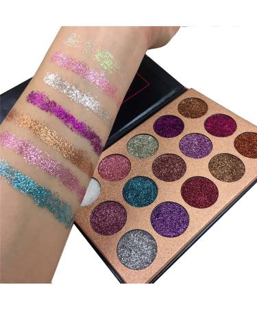 Buy Allbesta 10/15/18 Colors Eyeshadow Palette - Matte Glitter & Shimmer Makeup for Stunning Looks | International Shipping Available - Buy Online on GoSupps.com